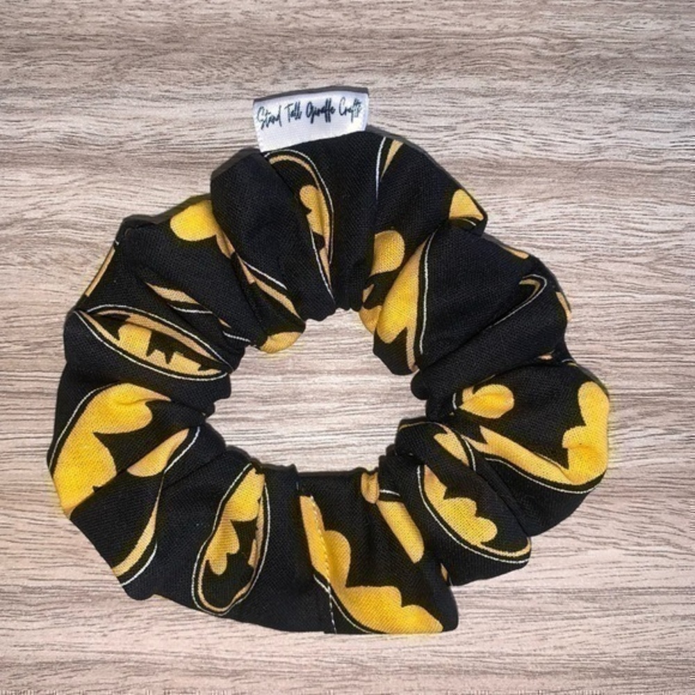 $7ea or 3/$15 Batman hair Scrunchie new